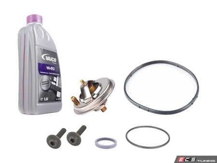 ES#2996986 - 07K121115CKT2 - Thermostat Replacement Kit  - Everything you need to service a faulty thermostat - Assembled By ECS - Volkswagen