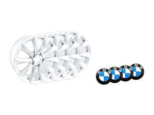 ES#2569564 - 36116796248KT - 18" Turbine Style 415 Wheels - Square Set Of Four - 18x8 ET34 72.6mm CB - Genuine BMW - BMW