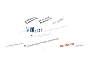 ES#4812424 - 1560160769KT1 - Mercedes-Benz M156 63 AMG Head Bolt Replacement Kit - This cylinder head bolt service kit is for M156 6.3L "63 AMG" engines with plastic valve covers only. Includes Cylinder Head Gaskets. - Assembled By ECS - Mercedes Benz