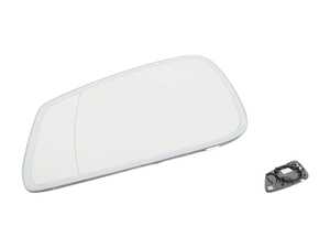 ES#2695825 - 5116730201314KT - Blind Spot Mirror Glass Set - Merge with confidence with new blind spot mirror glass. For vehicles with heated mirrors and auto dip - Genuine European BMW - BMW