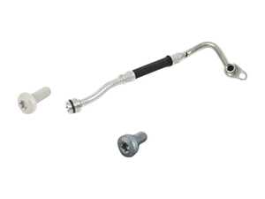 ES#4812461 - 06m145144eKT - Turbo Oil Supply Line With Installation Kit  - Replace your supply line with replacement hardware. - Genuine Volkswagen Audi - Audi