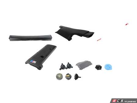 ES#2602593 - 13717830100KT - Engine Cover Kit - Keep your engine compartment looking brand new - Genuine BMW - BMW