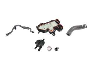 ES#4813392 - 06Q103495F1KT - PCV Service Kit - Everything you need to replace a faulty PCV - Featuring Hamburg Tech Purge valve - Assembled By ECS - Volkswagen
