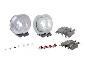 ES#3022752 - w251frbrakeKT - Front & Rear Brake Service Kit - Featuring Genuine Mercedes-Benz Rotors And Pads - Genuine Mercedes Benz - Mercedes Benz