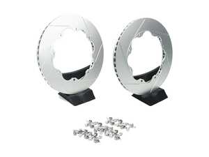 ES#4044434 - 99.ring.9949sKT - NEUSPEED 2-Piece Brake Rotor Re-Ring Kit - Slotted (350mm) - Includes new slotted 350x22mm rotor rings and stainless steel H-bobbin hardware - Existing rotor hats will be retained - Neuspeed - Volkswagen