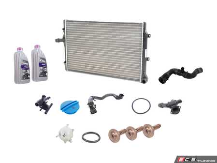 ES#2586417 - 1K0121251ABKT - Cooling System Refresh Kit - Level 2 - This comprehensive kit eliminates weak spots in your cooling system - Assembled By ECS - Volkswagen