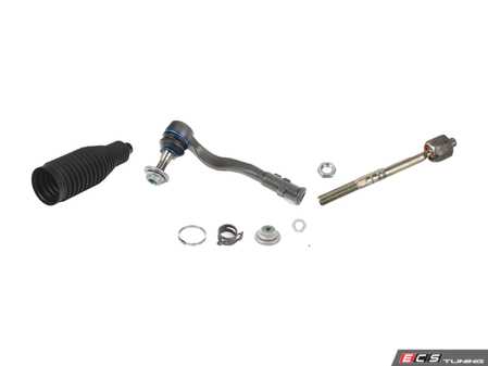ES#4785768 - 8W0423811CAKT - Tie Rod Replacement Kit - Left
 - Everything you need to replace the left steering tie rods featuring Meyle inner and outer rods - Assembled By ECS - Audi