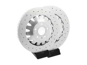 ES#4375967 - 8v0615301r1KT - Front Brake Rotors - Pair (370x34) - Restore the stopping power in your vehicle - VNE - Audi