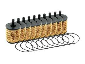 ES#1885255 - 07Z115562-10 - Oil Filter - 10 Pack - Filter with o-ring - Mahle - Volkswagen