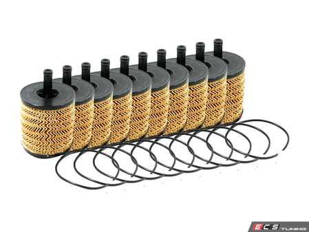 ES#1885255 - 07Z115562-10 - Oil Filter - 10 Pack - Filter with o-ring - Mahle - Volkswagen