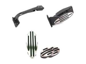 ES#3183817 - 35410153602kt1 - Stainless Steel Inlay Pedal Set Kit - Priced As Set - Upgrade to the performance pedal set : Manual Transmissions - Genuine MINI - MINI