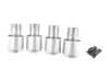 ES#2918083 - SSXAU543kt - Cat-Back Exhaust System - Non-Resonated - Race Version - 3" stainless steel with quad 100mm Titanium tips with valve delete module set - Milltek Sport - Audi