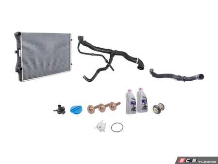 ES#2586422 - 1K0121251AB2KT - Cooling System Refresh Kit - Level 2 - This comprehensive kit eliminates weak spots in your cooling system - Assembled By ECS - Volkswagen