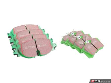ES#4030716 - dp22150KT2 - Front & Rear Brake Pad Kit - EBC GreenStuff - Mildly upgraded composite pad. - EBC - Volkswagen