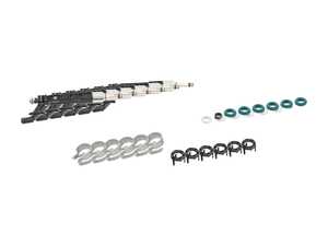ES#4706066 - 06m906036amKT - Fuel Injector Kit - Includes both upper, lower clip, injector seals and a set of injectors. - Genuine Volkswagen Audi - Audi