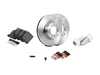 ES#4643679 - 1264210512KT6 - Front Brake Service Kit - Featuring Brembo rotors, and Brembo Ceramic pads - Assembled By ECS - Mercedes Benz