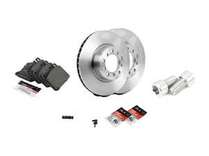 ES#4643679 - 1264210512KT6 - Front Brake Service Kit - Featuring Brembo rotors, and Brembo Ceramic pads - Assembled By ECS - Mercedes Benz