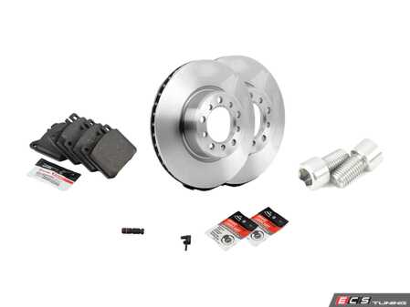 ES#4643679 - 1264210512KT6 - Front Brake Service Kit - Featuring Brembo rotors, and Brembo Ceramic pads - Assembled By ECS - Mercedes Benz