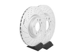 ES#4699111 - 4634210712KT - Front Brake Rotors - Pair (375x36) - Restore the stopping power in your vehicle.  Vented / Slotted and Dimpled. - Genuine Mercedes Benz - Mercedes Benz