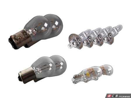 ES#2913953 - n0177612KT - Bulb Refresh Kit - Complete set of head light and tail light bulbs - Genuine Volkswagen Audi - Volkswagen