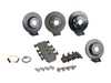 ES#3493233 - ECSE39341121KT - Performance Front And Rear Brake Service Kit - Featuring ECS V5 cross-drilled & slotted rotors and ECS EP24 Enthusiast Performance pads - Assembled By ECS - BMW