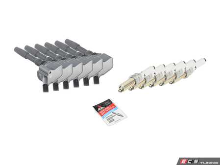 ES#4159136 - 06m905606ktKT - Ignition Service Kit - Includes six OE black coil packs and spark plugs - Genuine Volkswagen Audi - Audi