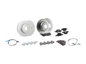 ES#3647842 - 341123392712KT - Front And Rear Brake Service Kit - Includes everything you need for a full pad and rotor replacement. - Genuine BMW - BMW