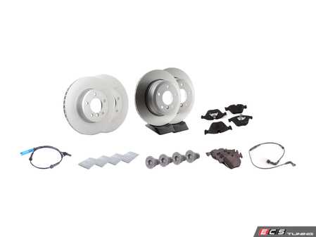 ES#3647842 - 341123392712KT - Front And Rear Brake Service Kit - Includes everything you need for a full pad and rotor replacement. - Genuine BMW - BMW