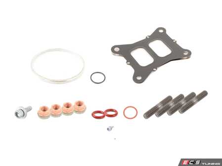 ES#4146685 - N90067202KT2 - Turbocharger Installation Kit - All hardware & gaskets that you would need to install a turbocharger - Assembled By ECS - Volkswagen