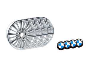 ES#2569561 - 36116796249KT - 18" Multi Spoke Style 416 Wheels - Square Set Of Four - 18x8 ET34 72.6mm CB, with gloss finish - Genuine BMW - BMW