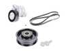 ES#2808496 - 0019931896KT6 - Accessory Belt Kit  - Includes accessory belt, belt tensioner assembly, and idler pulley - Genuine Mercedes Benz - Mercedes Benz