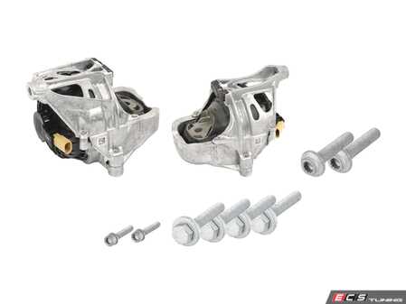 ES#4821285 - 4M0199371HAKT1 - Engine Mounts With Installation Kit  - Includes both mounts and required hardware. - Assembled By ECS - Audi