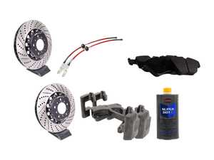 ES#3410481 - HB464N.764BKT - Front CSL Big Brake Kit Plus w/ HP Plus (345x28) - ECS - BMW