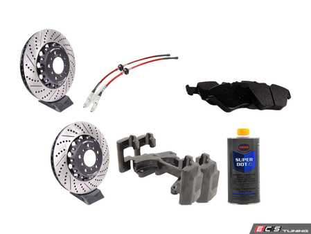 ES#3410481 - HB464N.764BKT - Front CSL Big Brake Kit Plus w/ HP Plus (345x28) - ECS - BMW