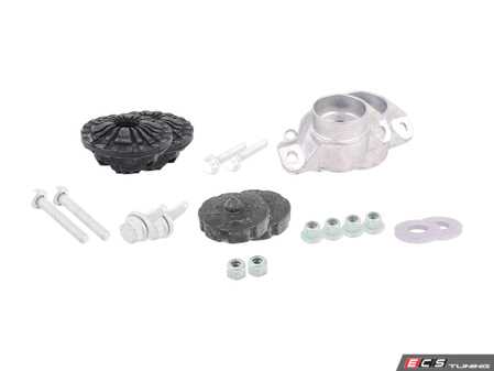 ES#3677944 - 8k0412377ckt2KT3 - Cup Kit/Coilover Installation Kit - Includes shock/strut mounts, spring pads, and hardware - Genuine Volkswagen Audi - Audi