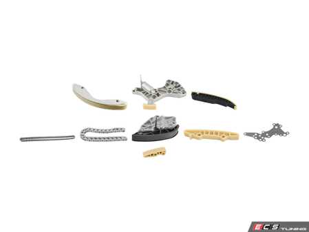 ES#3491197 - 07K198001KT - Timing Chain Kit - Includes new chains, guides and tensioners - Assembled By ECS - Volkswagen