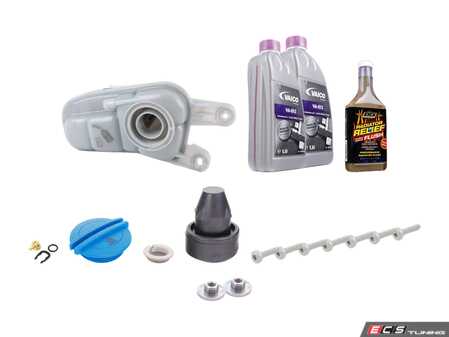 ES#2749263 - 06E121111ALKT3 - Cooling System Refresh Kit - Level 2 - Replace your thermostat, temp sensor, and expansion tank after performing a proper coolant system flush! - Assembled By ECS - Audi