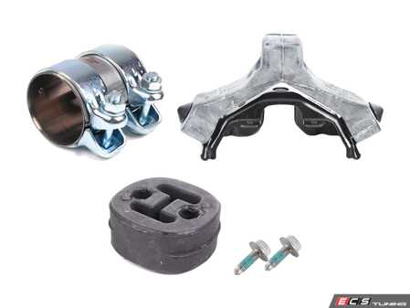ES#2592550 - 3C0253609JKT - Rear Muffler Installation Kit - Everything you need for a quick and easy install - Assembled By ECS - Volkswagen