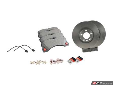 ES#4656990 - 95835140300KT2 - Front Brake Service Kit - Featuring Brembo rotors, and Brembo pads - Assembled By ECS - Porsche