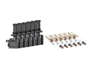 ES#4745279 - 2729060060KT3 - Ignition Service Kit  - Set of six Bosch plugs and Meyle ignition coils for Mercedes M272 engines. - Assembled By ECS - Mercedes Benz