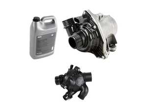 ES#3659078 - 11517568595KT - Water Pump And Thermostat Kit - Everything you need to replace your water pump and thermostat with OE BMW components. - Genuine BMW - BMW