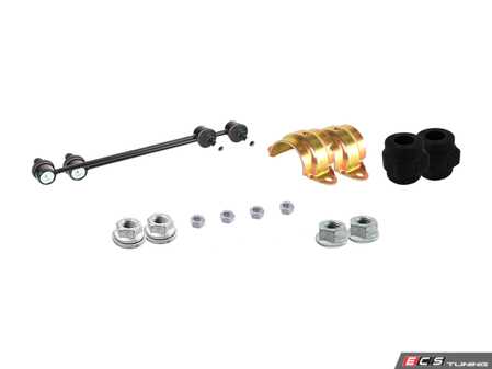 ES#2695585 - 31351090548KT1 - Standard Front Sway Bar Installation Kit - 27mm - Everything you need to install a new OE front sway bar - Assembled By ECS - BMW