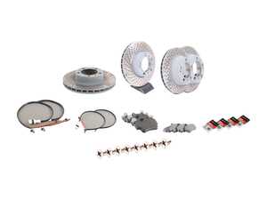 ES#2598364 - 99635140501OEKT2 - Front & Rear Brake Service Kit - Featuring Sebro rotors and Textar brake pads - Assembled By ECS - Porsche