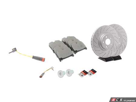 ES#3619822 - 005420952041KT2 - Front Brake Service Kit  - Featuring Meyle rotors and Meyle pads - Assembled By ECS - Mercedes Benz