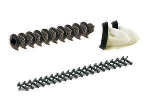 ES#2952129 - 5c6810971aKT - Rear Fender Liner Hardware Kit - All hardware needed to install both left and right side rear fender liners. - Genuine Volkswagen Audi - Volkswagen