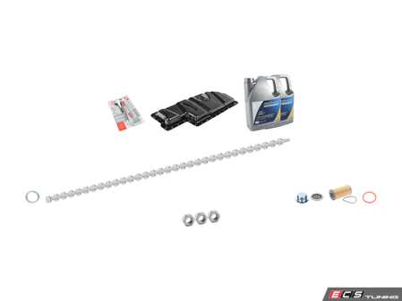 ES#2602393 - 079103602QKT2 - Oil Pan Replacement Kit - Everything required to replace your leaking pan, including the oil change - Assembled By ECS - Audi