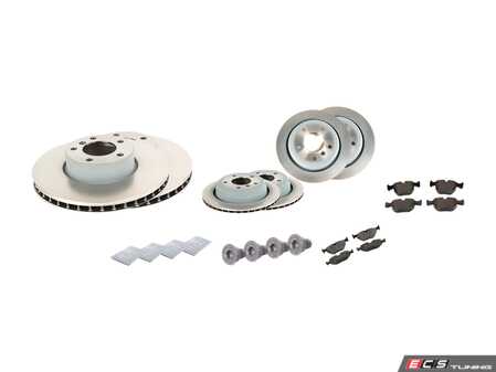 ES#3647784 - 341167670592KT - Front And Rear Brake Service Kit - Featuring OEM BMW pads, rotors and wear sensors. - Genuine BMW - BMW