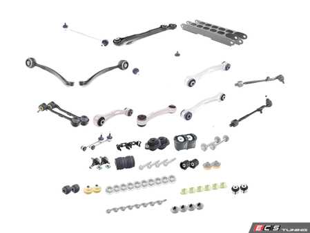 ES#4042960 - 31126768989KT4 - Front And Rear Suspension Refresh Kit HD - Level 3 - Complete front and rear suspension rebuild kit - with HD and Rear M3 Control Arms - Assembled By ECS - BMW