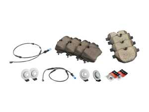 ES#4753345 - 34106888777KT - Front & Rear Brake Service Kit - Includes front & rear rotors, pads, wear sensors, and associated hardware. - Assembled By ECS - BMW