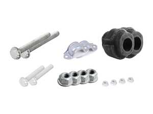 ES#3969924 - 4d0411327gkt4 - Front Sway Bar Installation Kit  - Includes new bushings, brackets and hardware - Genuine Volkswagen Audi - Audi